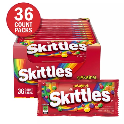 [10960] Skittles Original Fruit 36 ct 2.1 oz