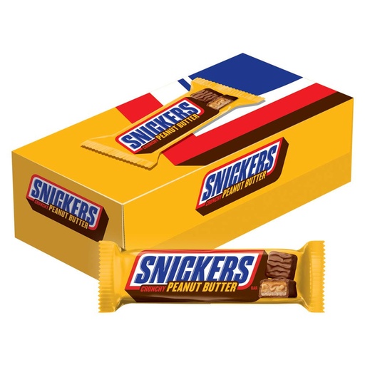 [11025] Snickers Peanut Butter Squares Bar 18 ct 1.78 oz