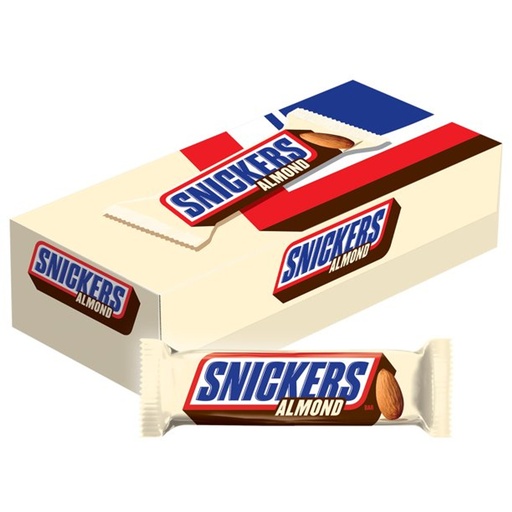 [11030] Snickers Almond Bar 24 ct 1.7 oz