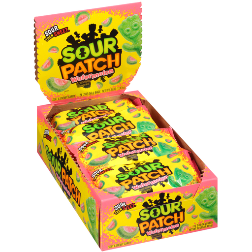 [11080] Sour Patch Watermelon Pouch 24 ct 2 oz
