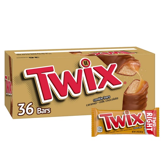 [11300] Twix Caramel Bar 36 ct 1.79 oz