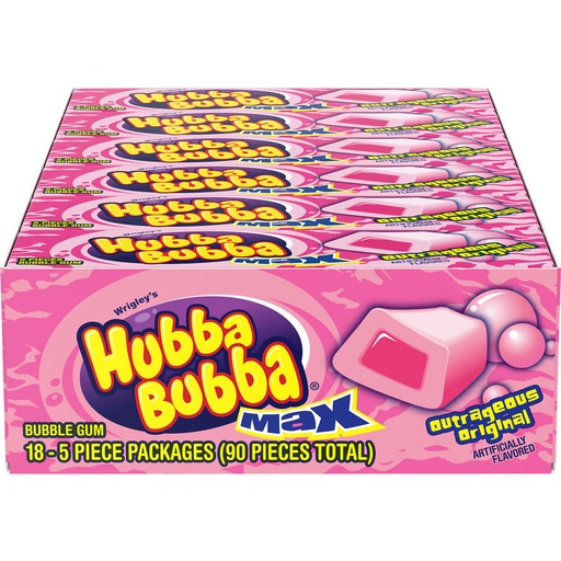 [14590] Hubba Bubba Original 18 ct 5 pcs